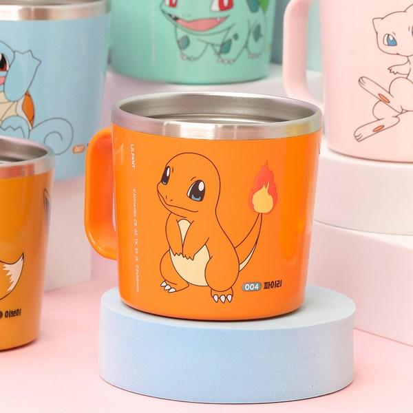 Чашка для посудомоечной машины Lilpang Pokemon, нержавеющая сталь, L, 1 шт, Чармандер