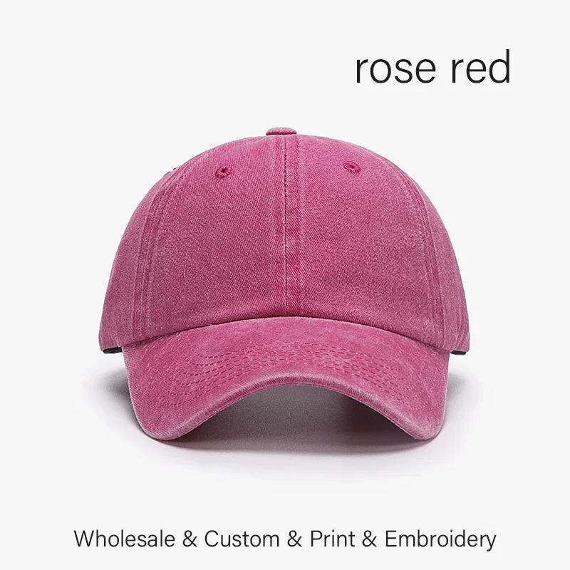SLECKTON Custom Cap Logo Embroidery Retro Baseball Cap для мужчин и женщин DIY Design Letter Hat Customize Graphic Print Wholesale