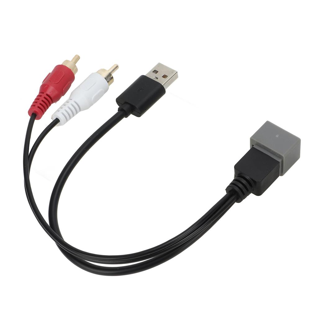 8-контактный USB 2 RCA Male Порт Кабельный Адаптер Видео Аудио Кабель Разъем Замена для Nissan Cube 2011‑2012