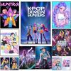 KPop D-Demon H-Hunters Постер HD Самоклеящиеся Водонепроницаемые Постеры Универсальный Декор для Домов Баров Отелей и Многого Другого