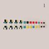 Fashion False Gel Short Square Glitter Strip Nail Art Fake Toenails Toes Nails Decor Toe Nails