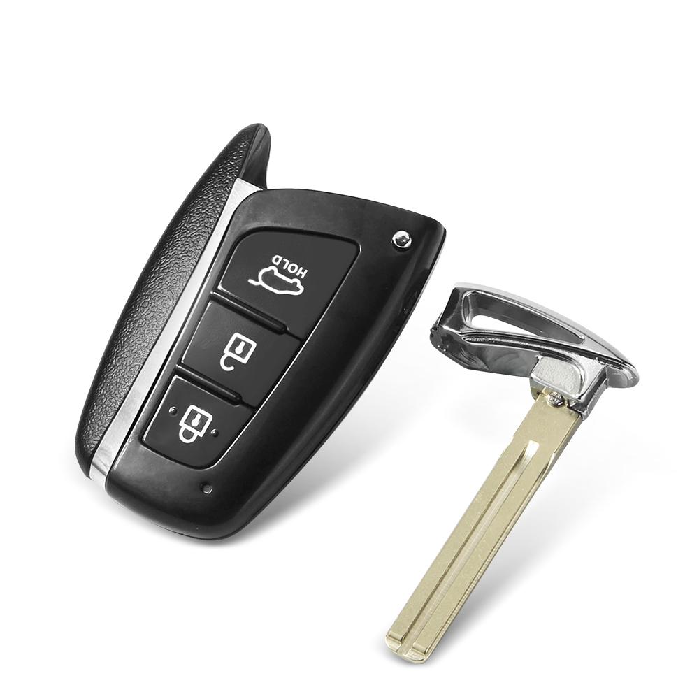 KEYYOU For Hyundai Genesis 2013 2014 2015 Santa Fe Equus Azera Fob 3/4 Buttons Remote Control TOY40 Blade Car Key Shell Case