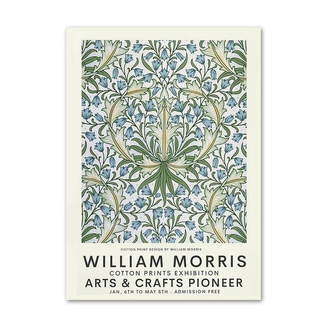 William Morris Nature Plant Flower Garden Wall Art Canvas Painting Nordic Posters And Prints Wall Pictures For Living Room Decor