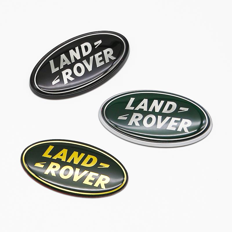 7.1cm 3D ABS Car Front Grille Trunk Badge Emblem Sticker Replacement For Land Rover Range Rover Discovery 2 3 4 Velar Styling NG7