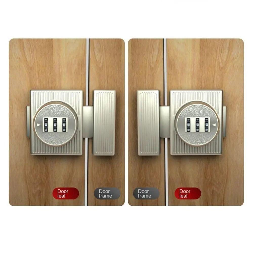 Сейф с паролем для ящика, 3-значный кодовый замок, прочный дверной шкаф с паролем