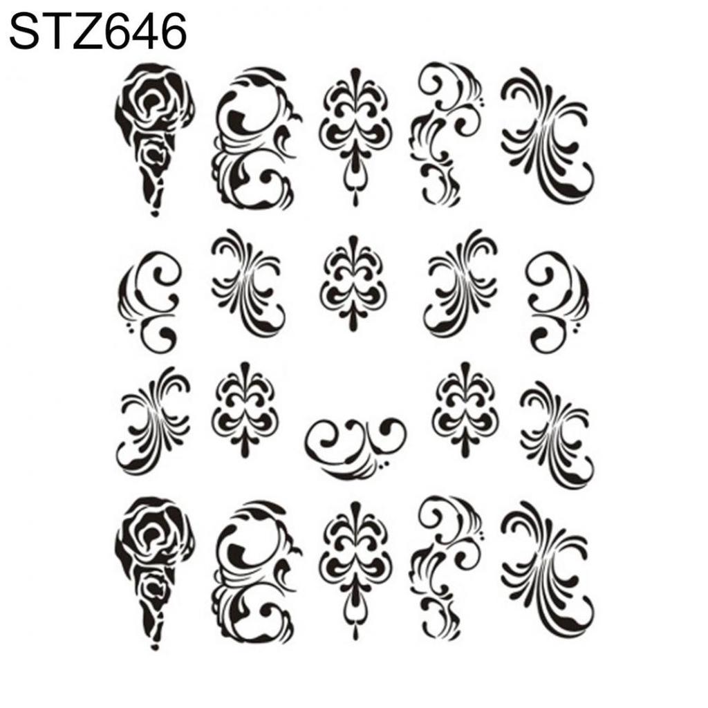 Наклейки аппликация для маникюра и дизайна ногтей