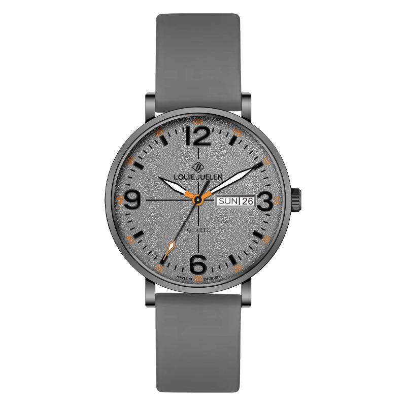 UTHAI Новые мужские часы Модные Трендовые Высокие по внешнему виду Водонепроницаемые Ночная подсветка Календарь Молодежные Кварцевые часы Часы Подарок