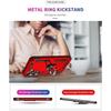 Coque de protection - PROSHOP - pour Samsung Galaxy S23 FE - Rouge - Ultra Résistante - Support Métallique