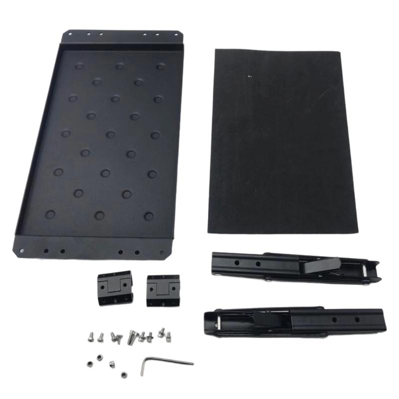 Рабочее место с креплением для инструментов, с магнитным лотком, складная алюминиевая конструкция, столешница, механизм быстрого освобождения для ремонта