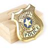 Movie Accessories Cosplay Costume Metal Police Badge Pin Alloy Brooch