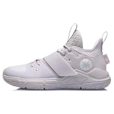 Баскетбольные кроссовки Li Ning Wade Block Shock Absorbing Non-Slip Wear-Stick с низким верхом для мужчин, розовые ABPR065-5