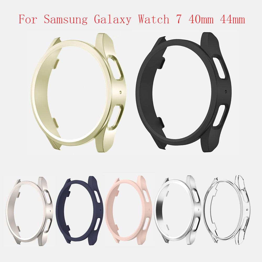 Чехол для Galaxy Watch 7 40 мм 44 мм, Жесткий защитный бампер из поликарбоната, Совместимый с аксессуарами Samsung Galaxy Watch 7 40 мм 44 мм.