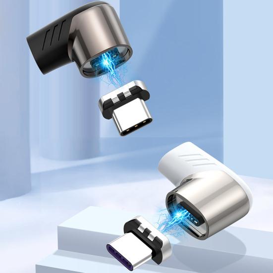 Type-C Magnetic Adapter 6A PD120W Alloy Quick Charge Aluminum To USB C Converter Type-C Computer Accessories