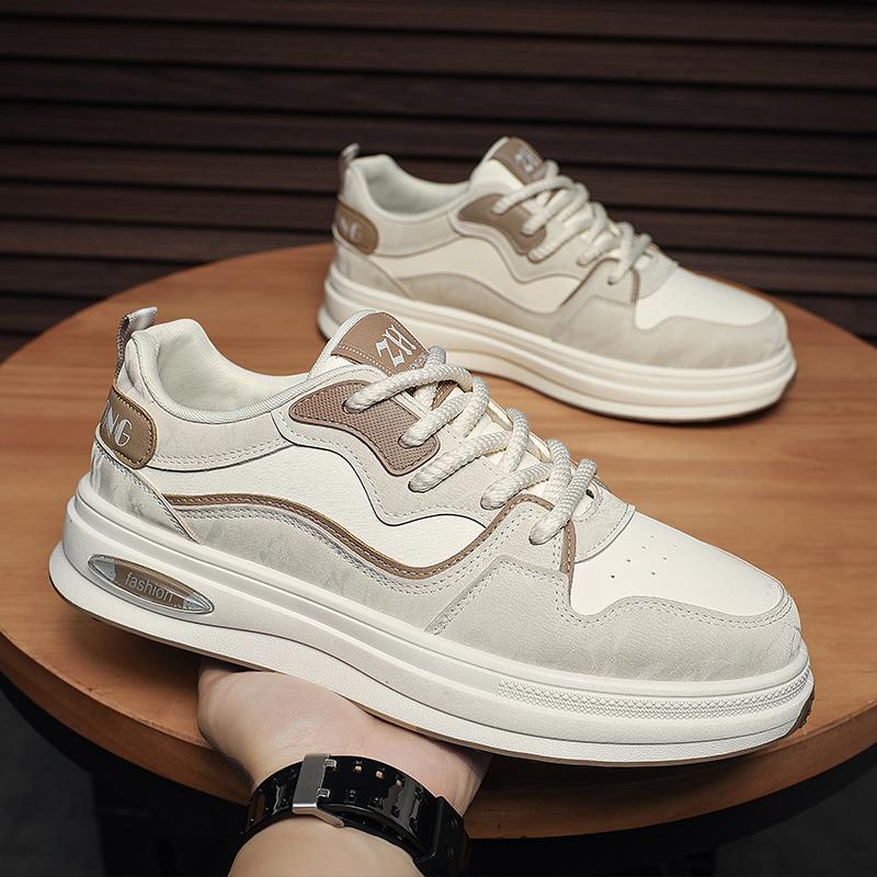 2024 Мужская обувь Зимние кроссовки Повседневная платформа Модные кожаные мокасины Скейтборд Дизайнерские роскошные спортивные рабочие ботинки для бега на плоской подошве