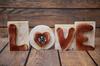 English Pointer I - wooden LOVE sign, interior decoration with a dog, charming ornament for the shelf by Art-Dog brand