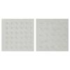 Wall Decoration Home ESPRIT White MDF Wood Modern 80 X 6.5 X 80 Cm