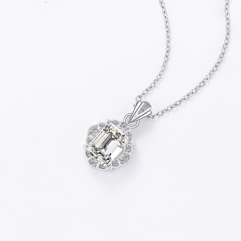 Геометрическое новое ожерелье из нержавеющей стали, ювелирные изделия для женщин, легкое, роскошное, Ins Design Sense, подвеска из циркония, цепочка на ключицу