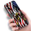 Чехол для телефона с американским флагом США и орлом для Apple iPhone 14 13 12 Mini 11 Pro Max 7 8 XR X XS 7 8 Plus SE 2020 2022, черный чехол