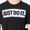 Nike Просто сделай это Дышащая футболка с круглым вырезом и короткими рукавами для спорта Мужские топы 922987-010