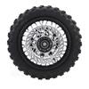 10 Inch Rear Rim Assembly 2.5 10 Tire 12mm Axle 190mm Brake Rotor 420 41T Sprocket Wheel Rim for 50ml 110ml Dirt Pit
