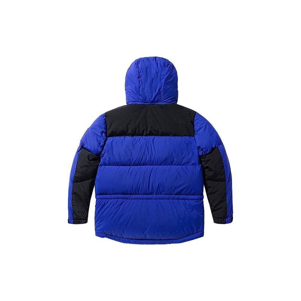 Timberland Color Block Windproof Warm Hooded Down Jacket Men Jackets Bright-Blue A2N68-G58