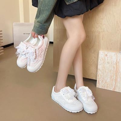 Дофамин тонкие маленькие белые туфли кеды лето новые повседневные сетчатые дышащие мягкая подошва спортивные универсальные женские туфли