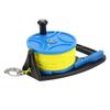 Diving Reels Anchor Rope Spool Finger Reel Multi Purpose with Clip 83m Wire for Cave Exile DivingBlue Wheel
