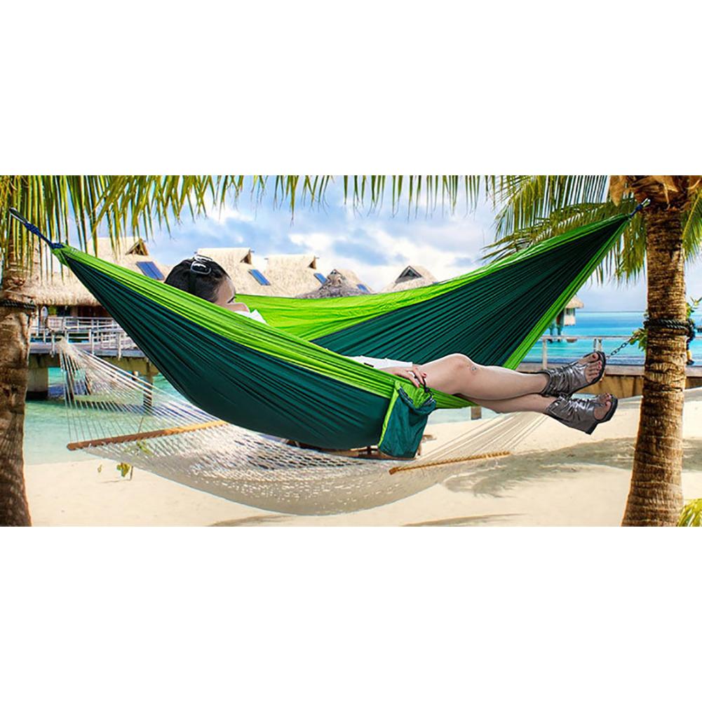 Light Outdoor Breathable Mosquito Net Hammock Anti-Rollover Field Camping Leisure Parachute Deployment Swing Hanging Seat