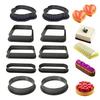 Durable Food Contact Grade DIY Multiple Styles French Mousse Cake Ring Cutter Pie Mold Household Supplies Tart Ring Mold