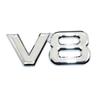 3D Car Stickers Car Black Body Side Stickers Chrome
