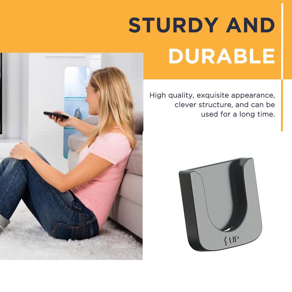 Magnetic Remote Control Holder Wall Mount No Drill Vertical Space Storage Magnetic Remote Control Universal Remote Control Caddy With Magnetic Grip