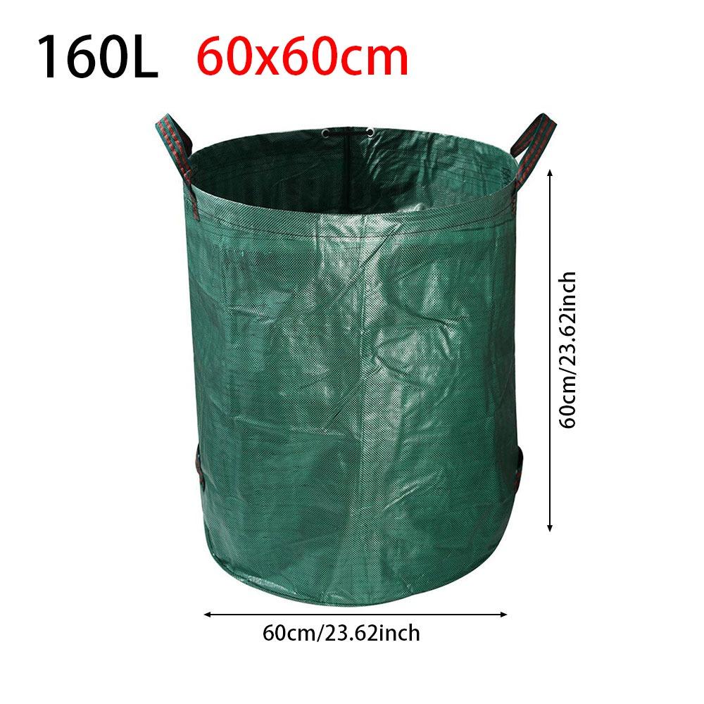 1 шт. Водонепроницаемый мешок для листьев Большой вместимости Контейнер для хранения и сбора Прочный мешок для садового мусора