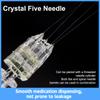 Ручная работа, игла с водяным светом, многоигольная мезотерапия, многоигольный инжекторный пистолет, 5 контактов для иглы для инъекций гиалуроновой кислоты