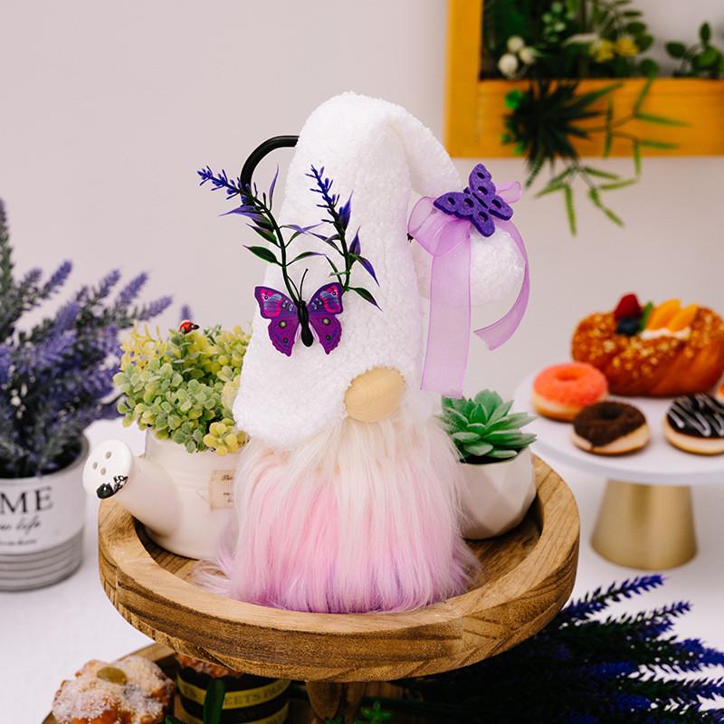 Очаровательная лавандовая кукла-бабочка ко Дню матери Элегантный фиолетовый декор для дома