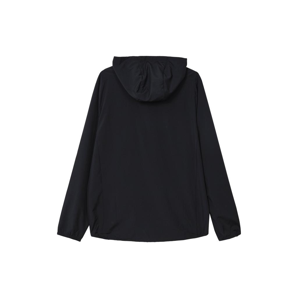 Nike Однотонная куртка на молнии с логотипом и капюшоном Мужские куртки черные FB7483-010