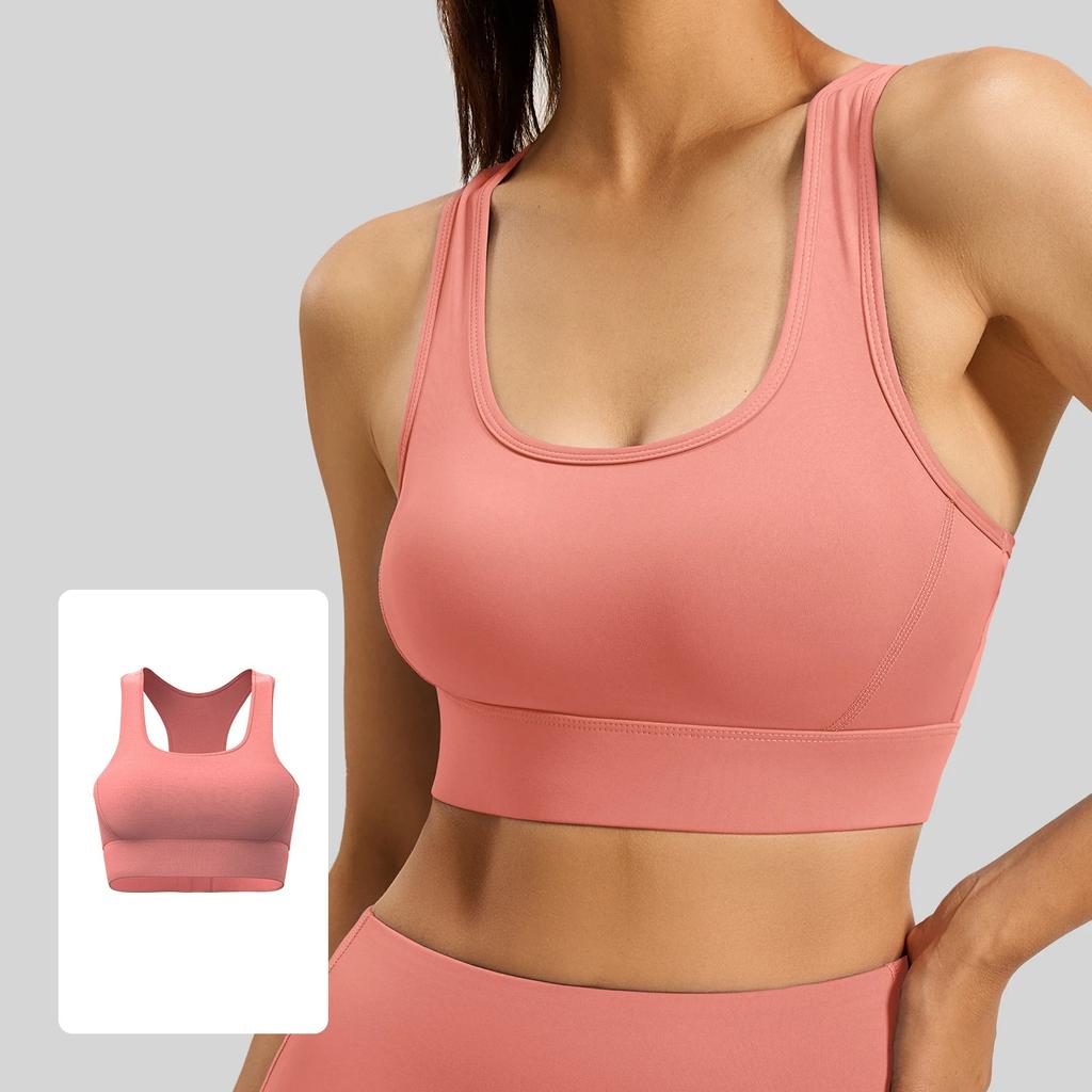 Новый Стиль I-образной формы Спинка на Пуговицах Спортивный Бюстгальтер Женский Высокой Интенсивности Ударопрочный Фитнес Йога Спортивный Бюстгальтер Топ для Женщин
