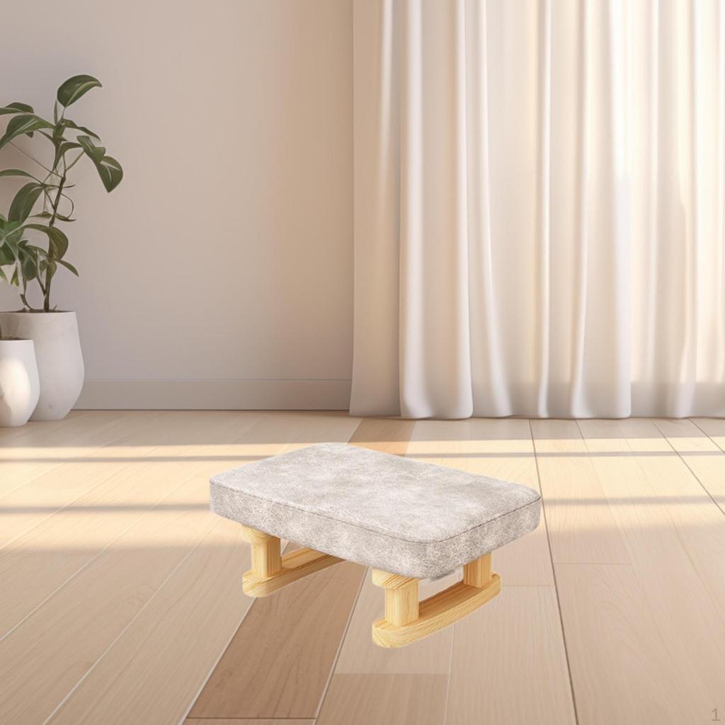 Уютная подставка для ног из дерева для отдыха в домашнем офисе