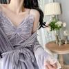 Velour Sleepwear Kimono Bathrobe Gown Elegant Butterfly Lace Patchwork Robe Set Women Sexy Backless Suspender Chemise Nightdress