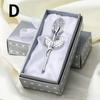 Crystal Glass Rose Flower Figurines Craft Valentine's Day Favors X'mas Lovers' Gift Souvenir Home Wedding Decoration Ornaments ARI
