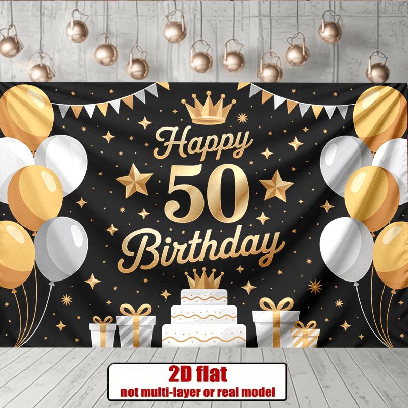 Party Backdrop Stars Crown Cake Flat Golden Balloons Multi Family Weddings Photo Booth Decor Front Door Decor