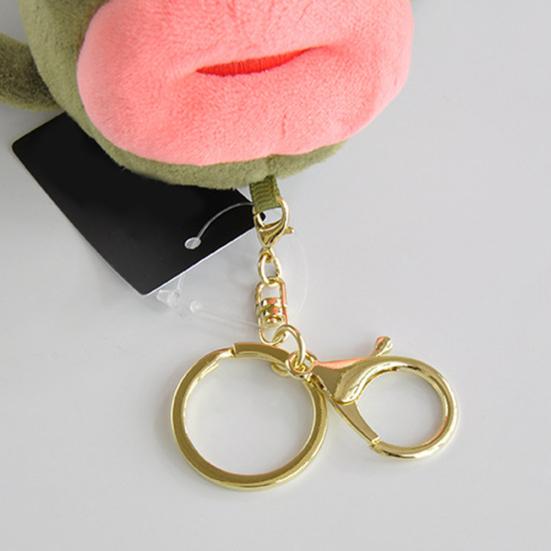 Забавная большая сумка-лягушка, кулон, плюшевая кукла, подвесной брелок для рта, кольцо