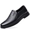 Новые качественные мужские туфли из натуральной кожи, мягкие, деловые, повседневные, черные, мужские туфли из коровьей кожи, EUR 38-44