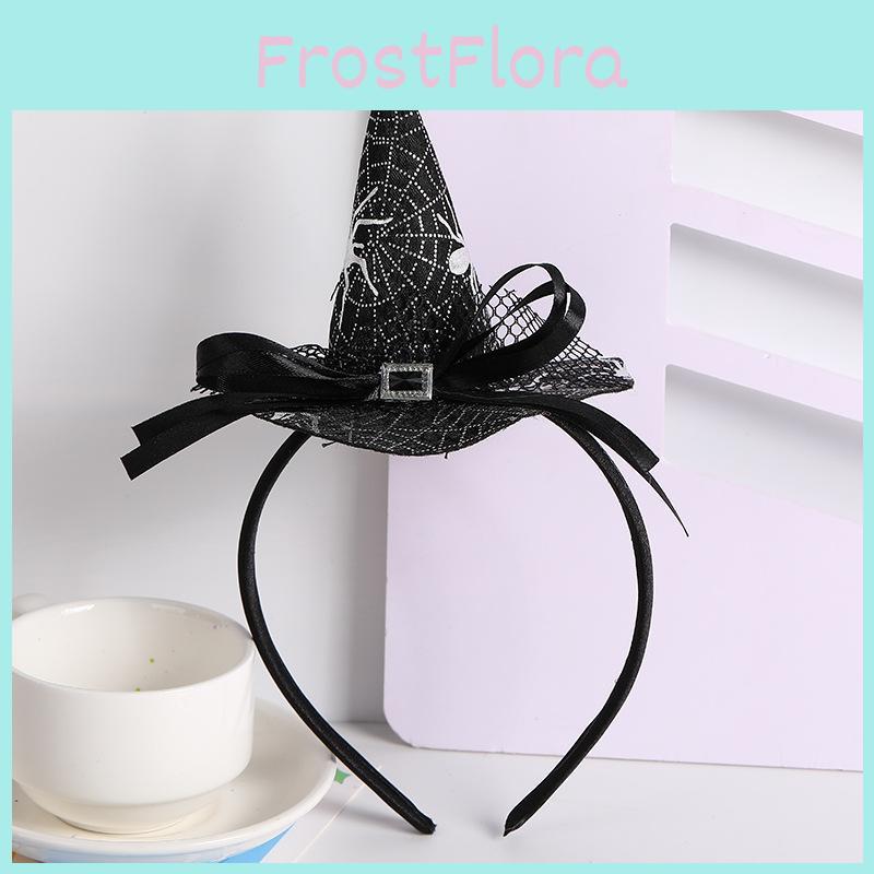 Аксессуар для волос на Хэллоуин ручной работы с пауком и шляпой ведьмы для косплея и вечеринок