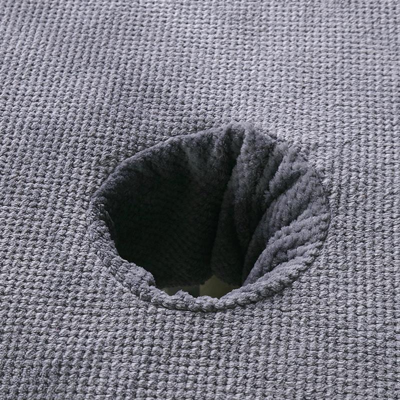 1 шт 40*80 см спа полотенце кровать бандана коралловый бархат массажный стол планка полотенце для лица ананас решетка