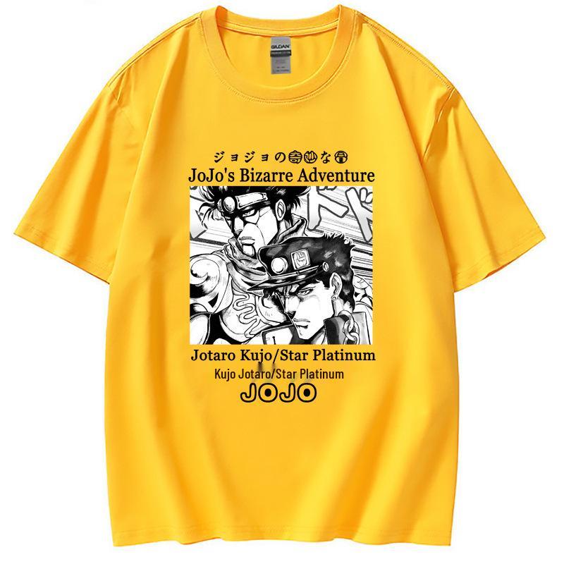 Летняя женская футболка JoJo's Bizarre Adventure Jotaro Star Platinum