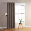 Pair of Blackout Curtains - Noname - 140x260 Cm - Dark Taupe - Metal Eyelets - Contemporary Design