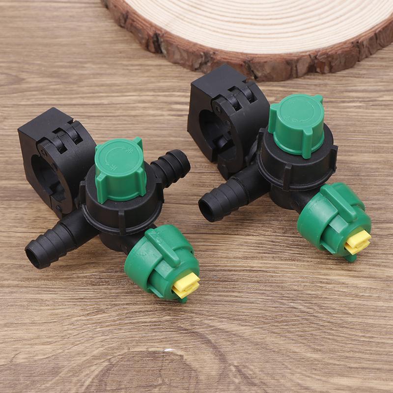 1Pc External Thread Agricultural Sprayer Fan Shaped Adjustable Nozzle For Garden Irrigation Tubing