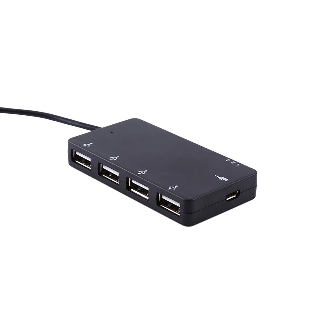 4-портовый Micro USB-концентратор USB2.0 OTG удлинитель адаптер зарядный кабель для смартфона и планшета