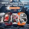 LOKMAT Ocean 3 Pro Sport Smart Watch Chidamli Fitness Suvga chidamli Smart-soatlar Yurak urish tezligini o'lchagich To'liq sensorli ekranli soat