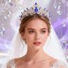 Baroque Bride Tiaras Crystal Diadem Headwear Trendy Queen Princess Crown  Hair Accessories